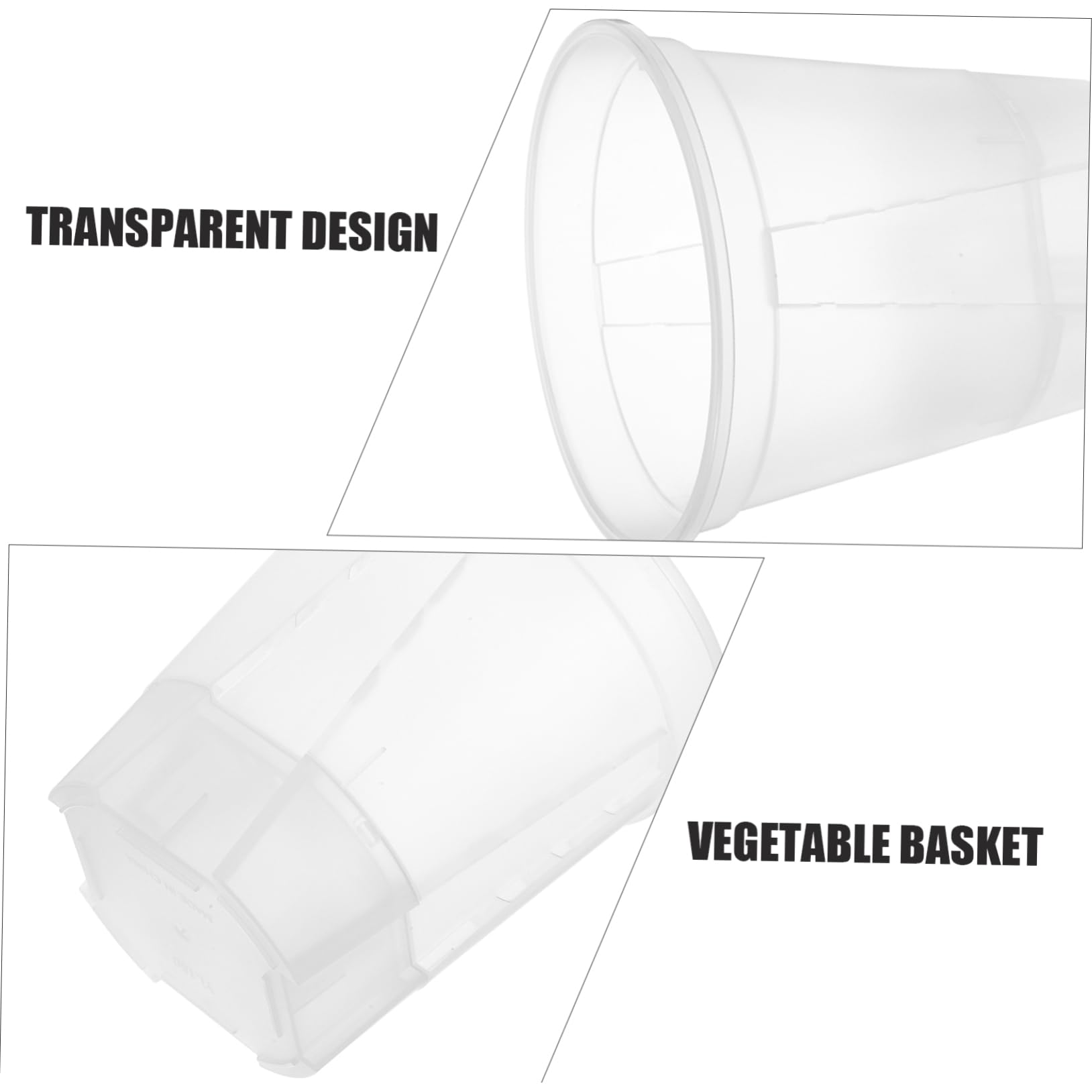 Mipcase Lot De 6 Pots De Fleurs Dorchidées Auto-drainants en Plastique avec Trous De Drainage Pots De Plantes Dintérieur pour Pépinière Arrosage Facile