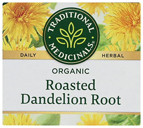 Traditional Medicinals, Tea Roasted Dandelion Root Organic, 16 Count #TOP4