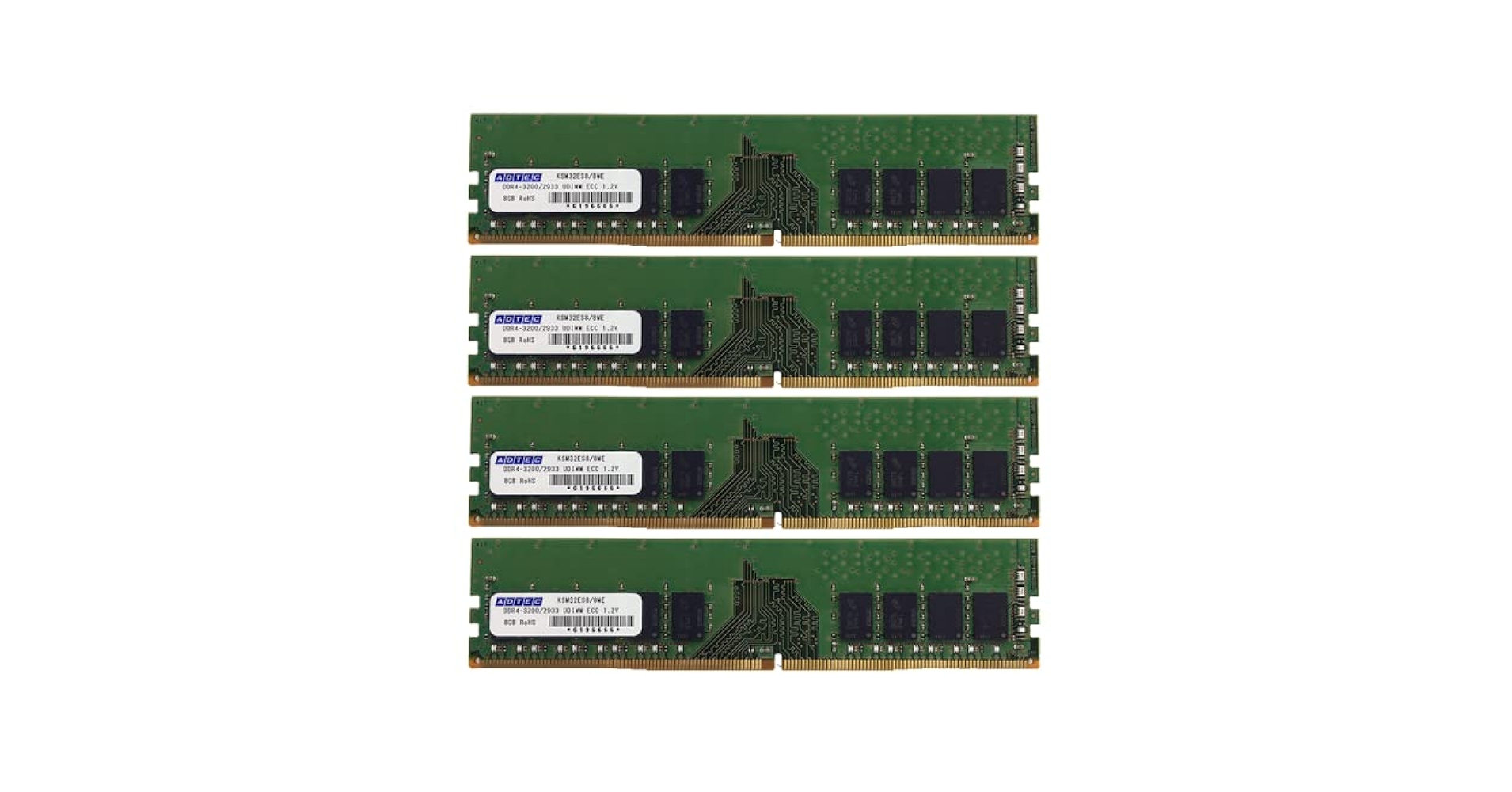 アドテック　AD2133D-EV8GW 8GB x 4 ECC 2Rx8 ADS2133D-Eシリーズ - 株式会社アドテック