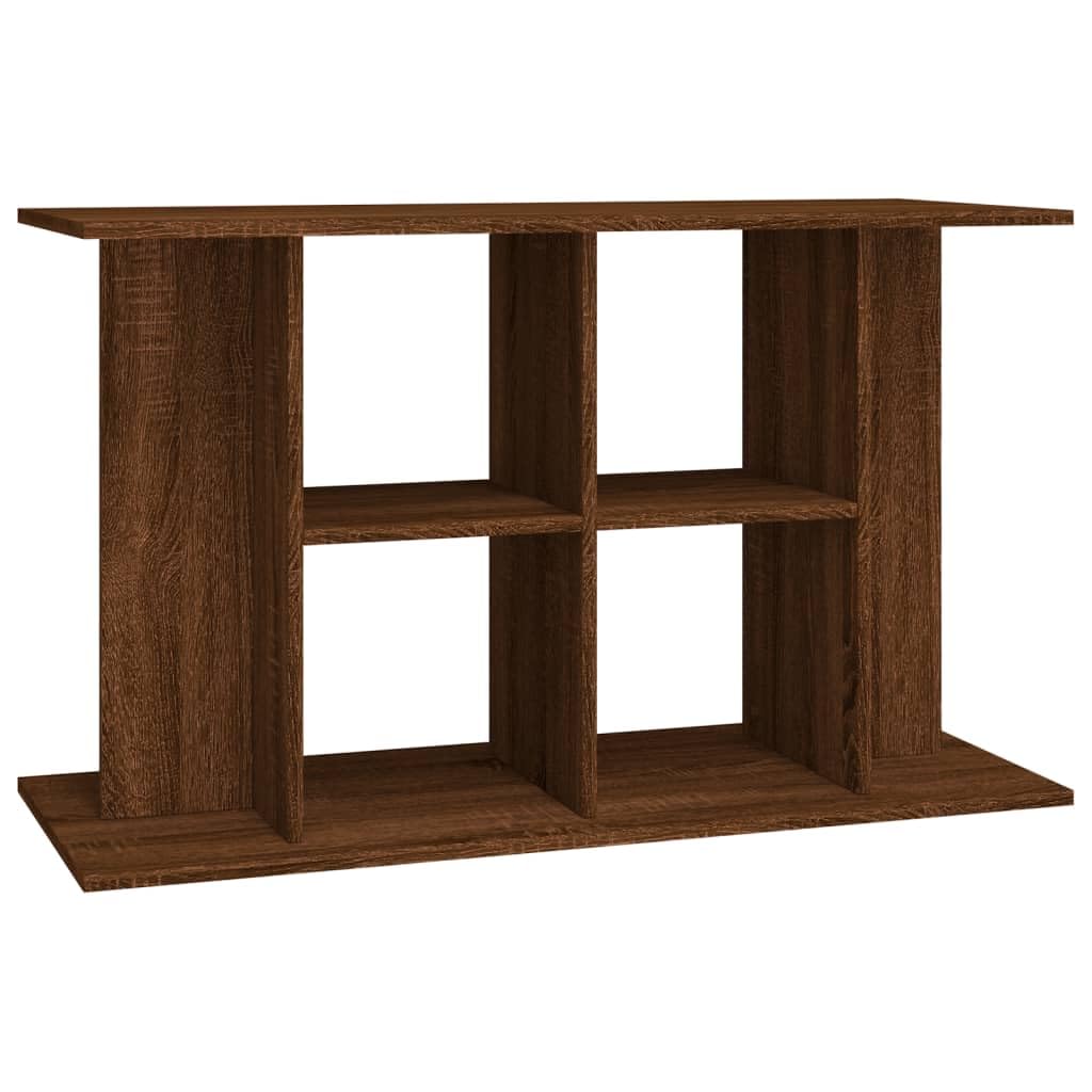 vidaXL Soporte de Acuario Madera ingeniería Roble marrón 100x40x60 cm, Mueble para pecera, Armario para Acuario, Soporte de Madera para pecera