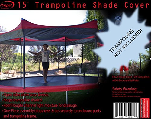 Propel Trampolines Propel Shade Cover, 15', Multicolor Propel Trampolines Propel Shade Cover, 15', Multicolor