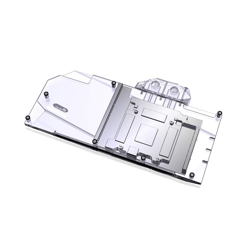 GPU Copper Water Cooling Block for EVGA RTX3090 FTW3 Ultra Gaming，for EVGA RTX3080 FTW3 Ultra Gaming,for EVGA RTX3080Ti FTW3 Ultra (with Backplate)