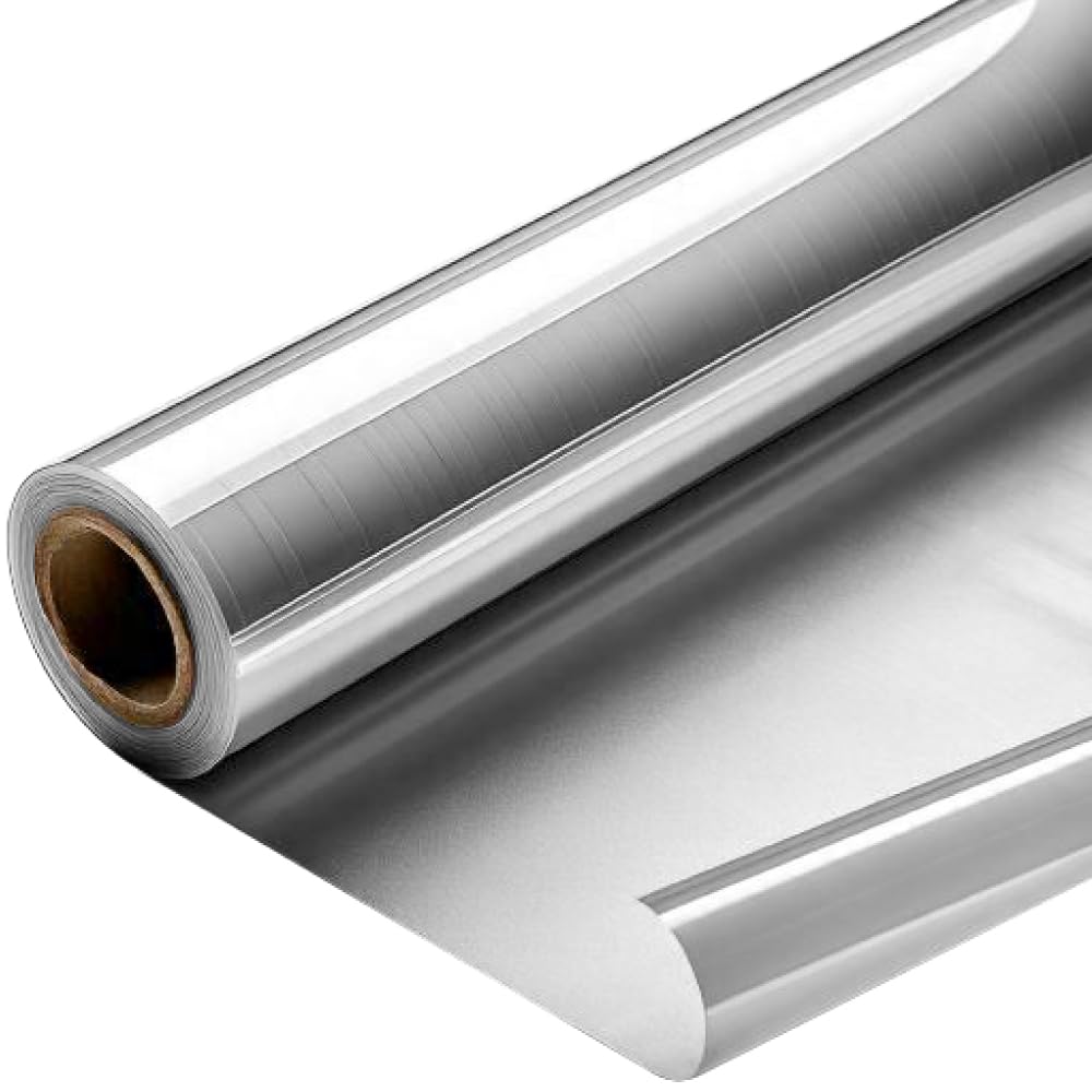 Cellophane Wrap (Clear, 40" x 100') Clear Mylar Sheet Cellophane Roll Great Wrapping Paper for Craft Basket