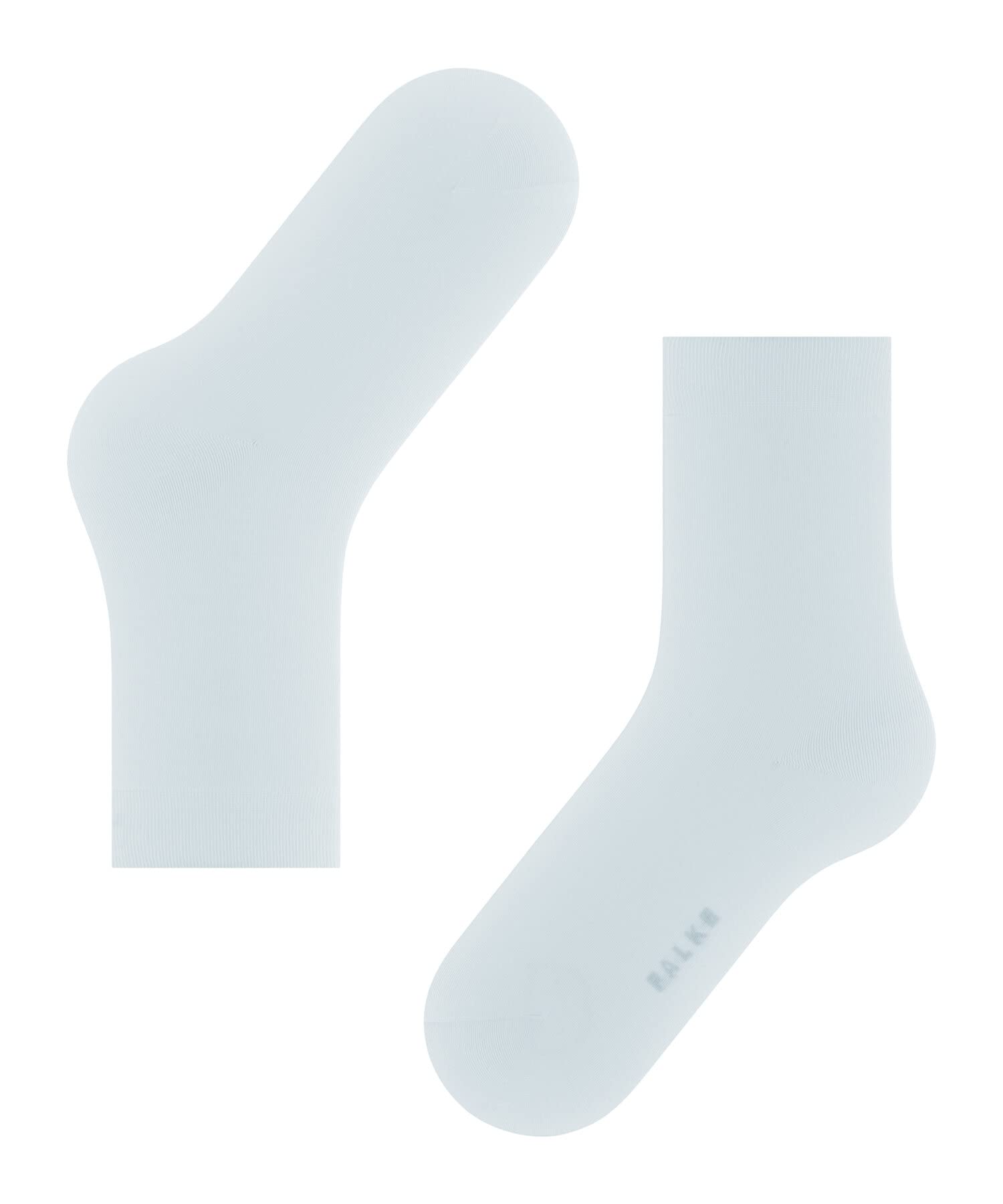 FALKE Cotton Touch W SO fines unies 1 paire, Chaussettes Femme, Bleu (Light Blue 6594) nouveau - écologique, 39-42