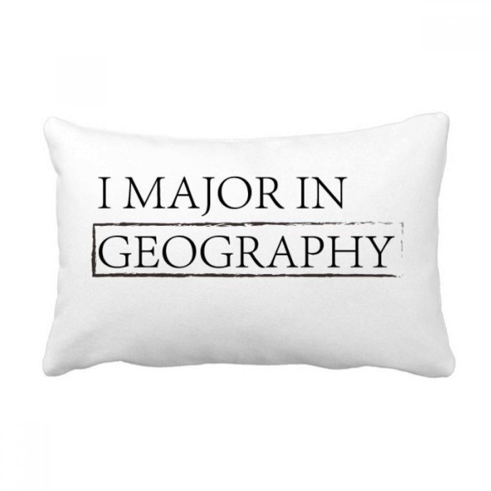 Oreiller Géographie Major coussin multicolore idée cadeau originale canapé