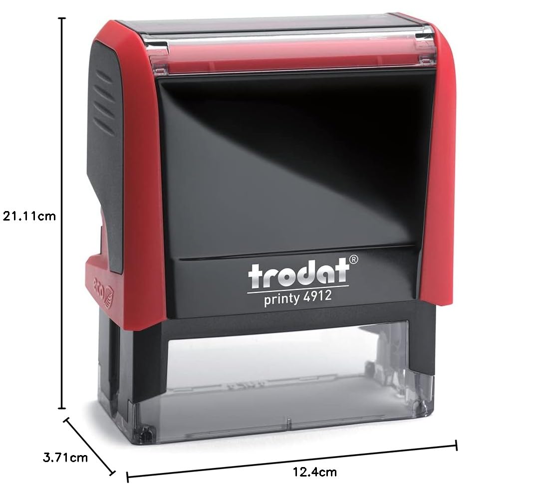 Trodat B499202 X-Print "PAYE" - Sello automático, color rojo