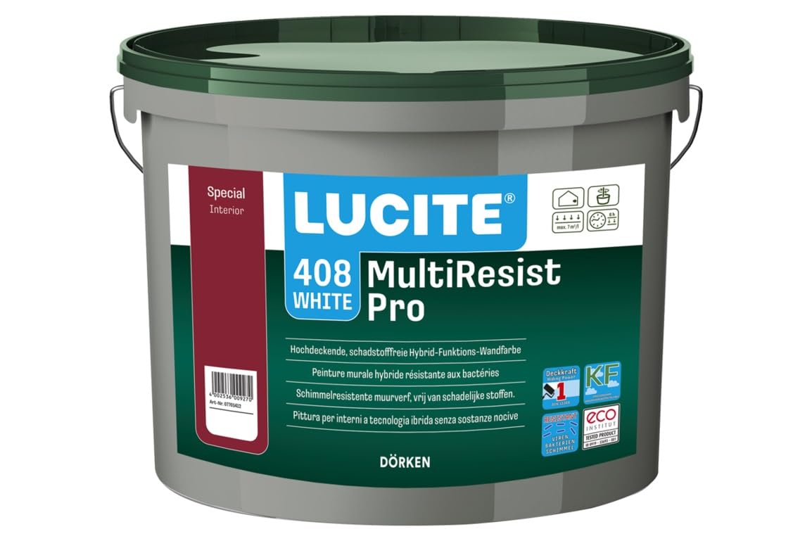 LUCITE MultiResist pro, weiss 5L - Wand- und Deckenfarbe