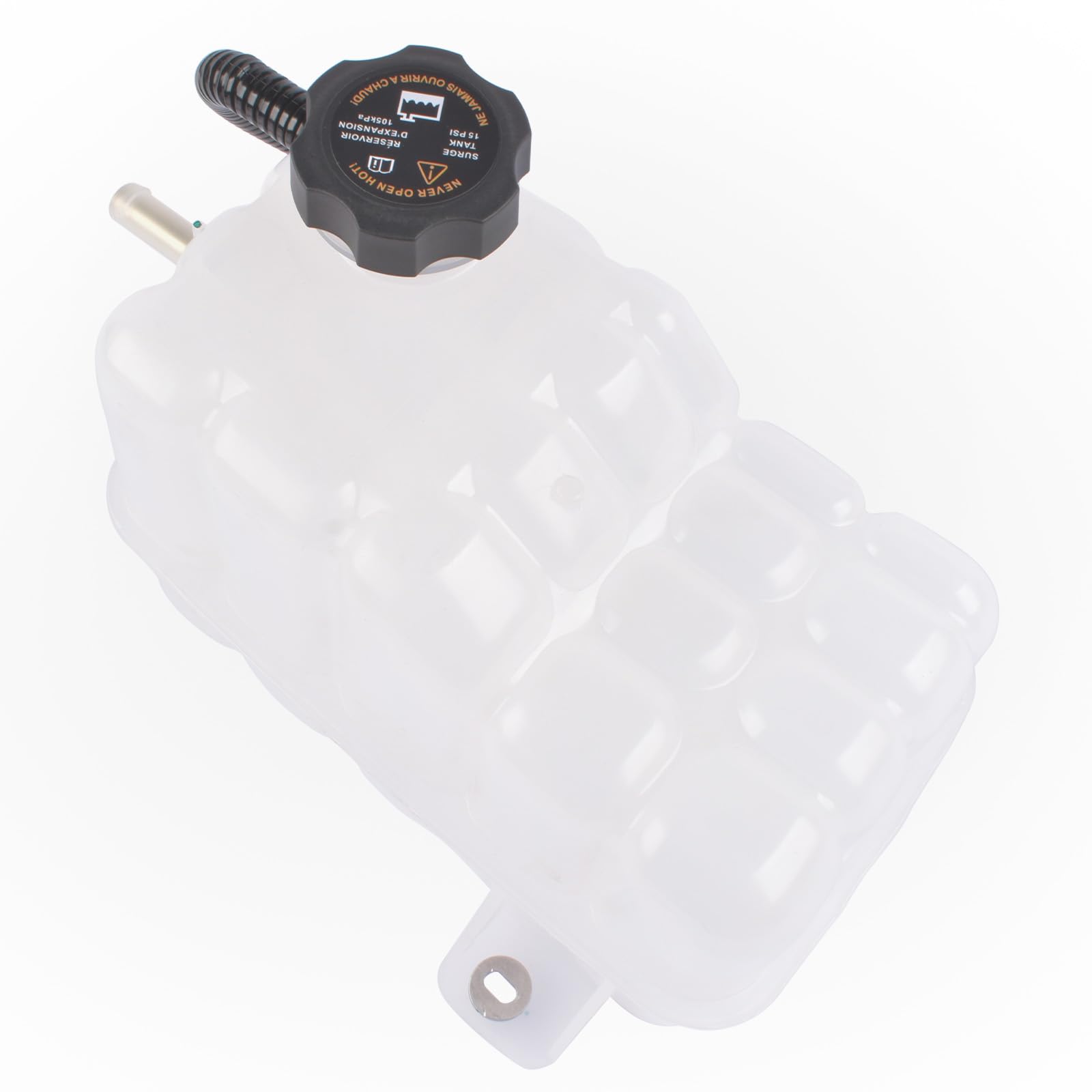 GELUOXI Coolant Recovery Tank Overflow Reservoir w/Cap Replacement for GMC Sierra Yukon Chevy Avalanche Silverado Suburban 1500 2500 Tahoe Cadillac