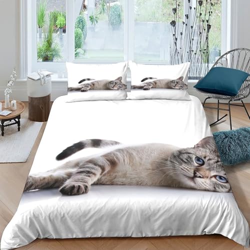 Parure de lit camouflage 260x220cm avec housse de couette en microfibre - 4