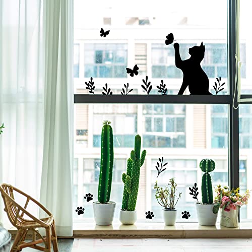 Vinilo Decorativo Gato Negro SUPERDANT 65x29 cm miniatura 3