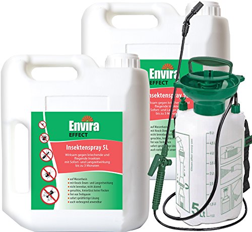 Preisvergleich Produktbild Envira Effect Insekten-Gift 2x5Ltr + 5Ltr Sprüher