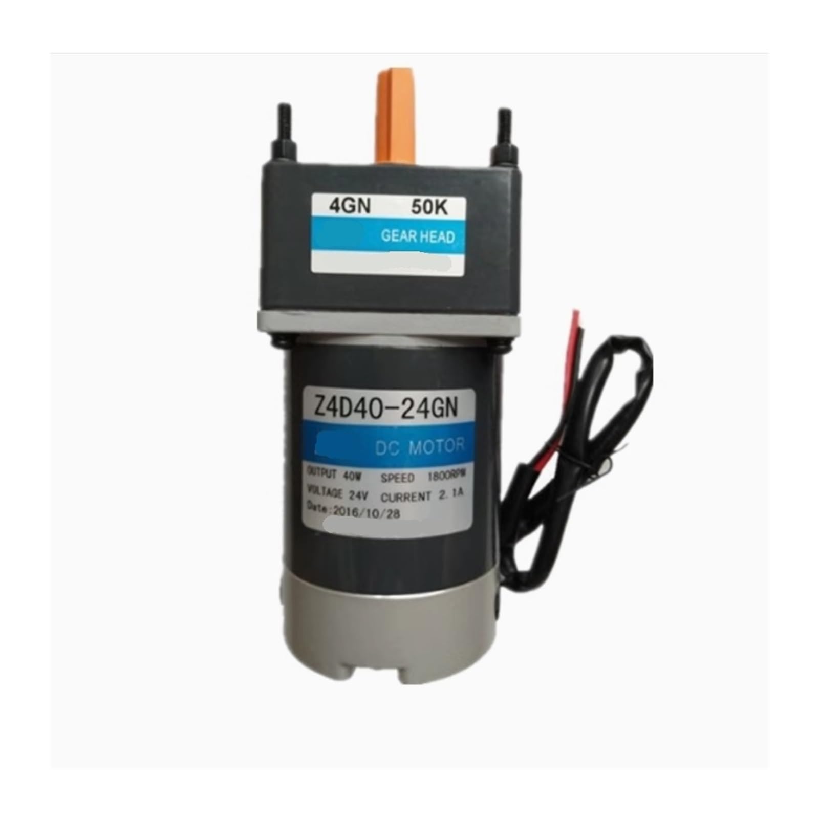 Amazon.com: TBZFNZXF 40w 12V 24V 80x80mm Gear Motor Z4D40-24GN DC