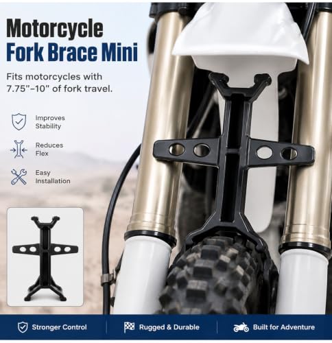 Image of Motorcycle Fork Brace Mini, Dirt Bike Fork Support Guard Transport Protector