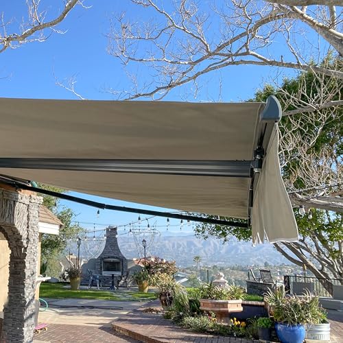 Aleko FAB12X10IVORY29 Patio Awning Fabric Replacement thumb #8