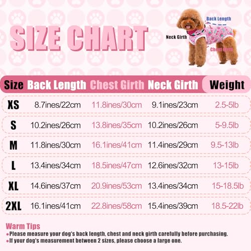 Image of FEimaX Dog Surgery Recovery Suit Female and Male Spay with Pee Hole, Pet Body Suits for Puppy After Spayed, Neuter Surgical Onesie for Small and Medium Dogs Cats, Alternative Bandages E-Collar & Cone