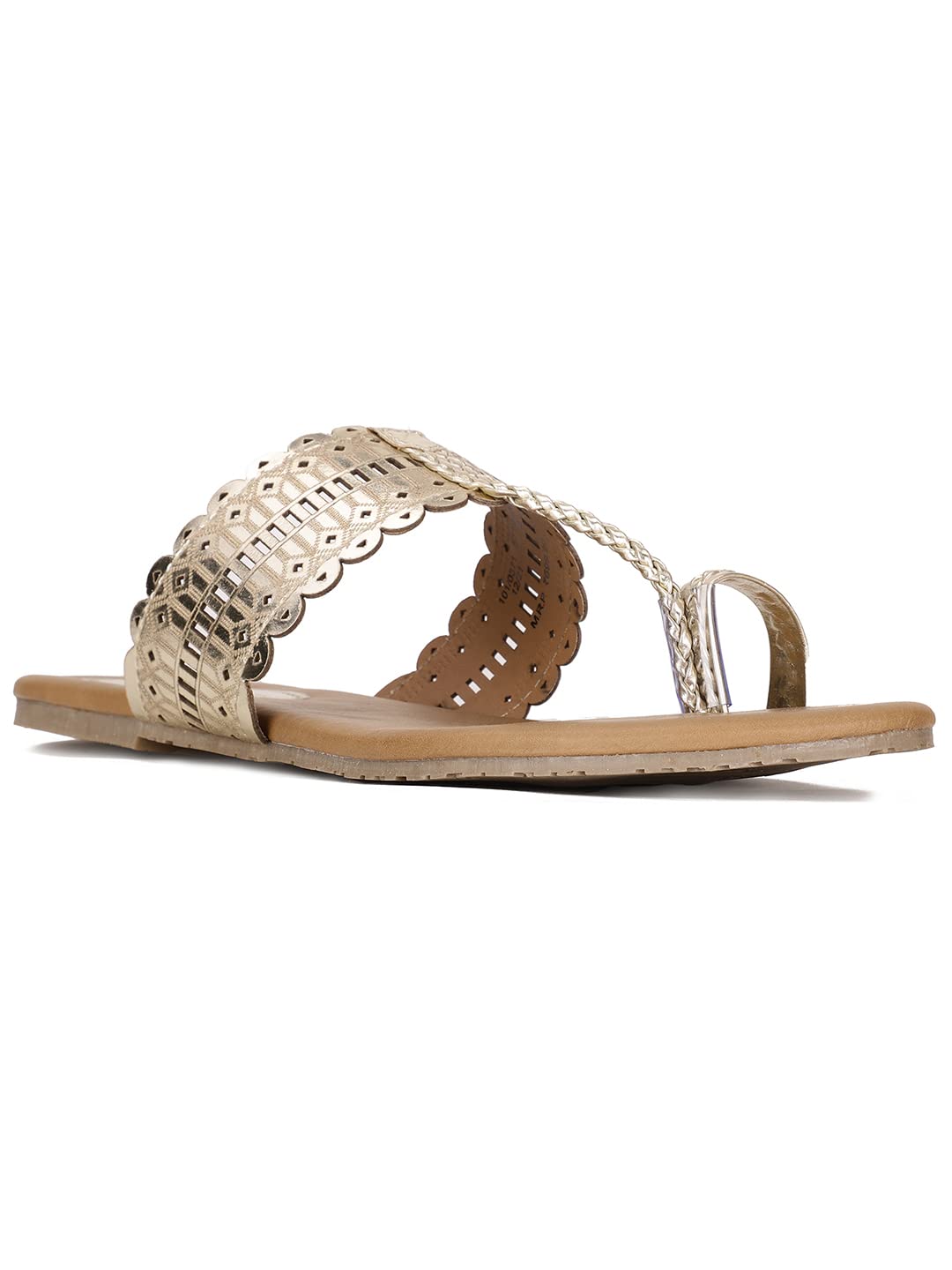 Bata Womens Casual Metallic Tr (5718831_Gold_4 Uk) (B09W56GMFS) Amazon Price History, Amazon Price Tracker