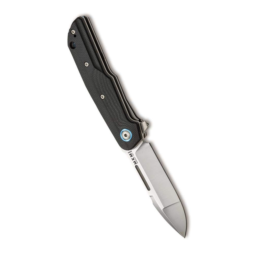 MKM Unisex – nóż kieszonkowy dla dorosłych Clap G10, czarny, 18,4 cm