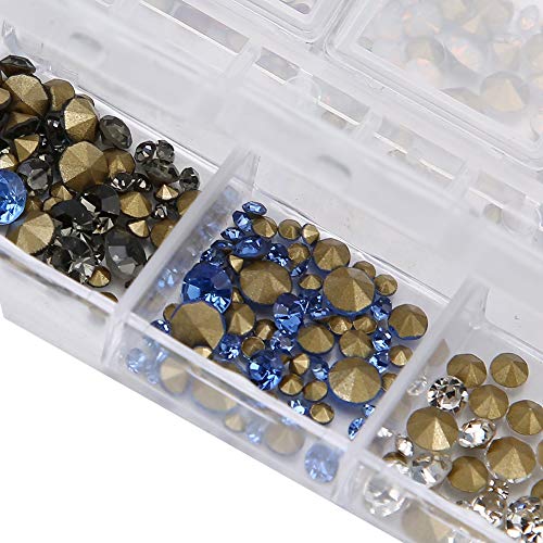 12 Grades de para Arte Em Unhas, Decoração Diy, Ferramenta de Manicure Com Glitter para Salão de Bel