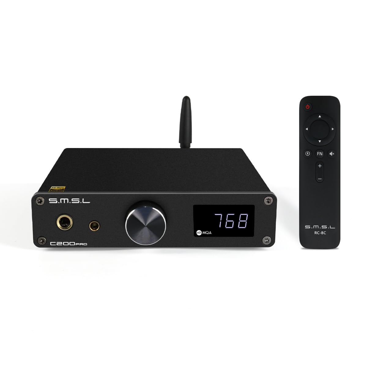 SMSL C200 Pro LDAC Amplificateur de Casque| ES9039Q2M XU-316 DSD512 32Bit/768kHz DAC Amp| USB/Opt/Coax/Bluetooth5.1 vers 4.4mm/6.35mm/RCA/TRS Ampli Casque Audio Home pour PS5/Switch/PC/MAC/Ordinateur