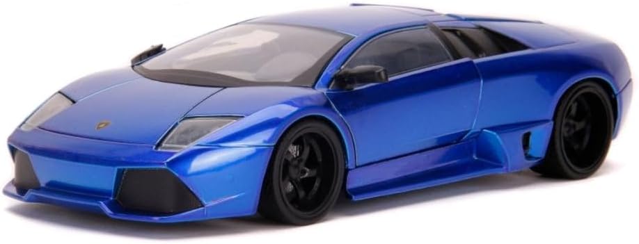 Toys Hyperspec 1:24 Lamborghini Murciélago LP460 Die-cast Car Candy Blue, Toys for Kids and Adults