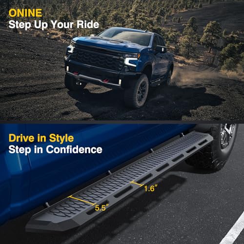 Estribos ONINE Landing Zone 7 pulgadas para Chevy Silverado 2019-26 miniatura 6