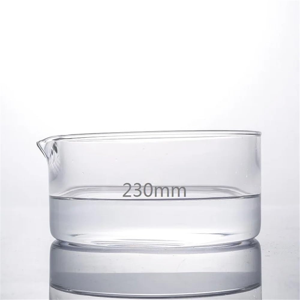 Sprzęt laboratoryjny i sprzęt laboratoryjny 230 mm krystalizujący sprzęt laboratoryjny ze szkła borokrzemowego 3.3