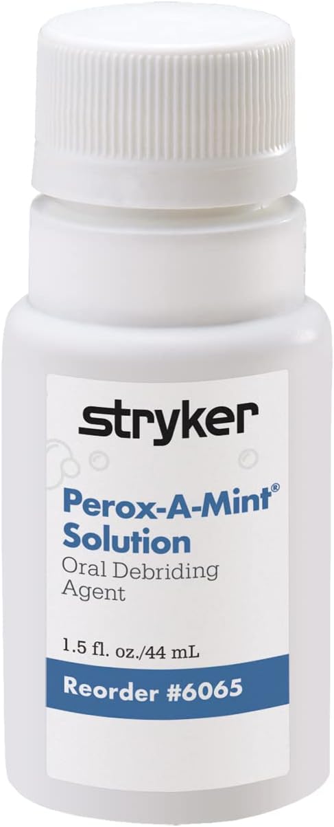 Sage Perox-A-Mint Solution Oral Rinse - 1 bottle - Mint Mouthwash (Individual bottles 1.5 fl. oz)