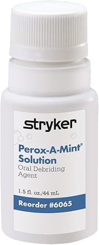 Stryker - Enjuague bucal Sage Perox-A-Mint - 1 botella, 1.5 onzas líquidas, enjuague bucal menta