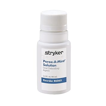 Stryker Sage Perox-A-Mint Oral Rinse 1 Bottle, 1.5 fl. oz. Mint Mouthwash