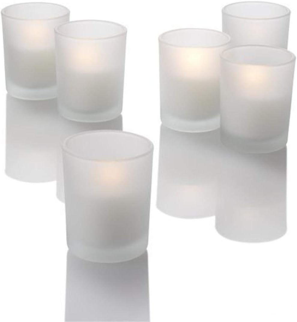 Set of 72 Premium Frosted Eastland Glass Votive Holders
