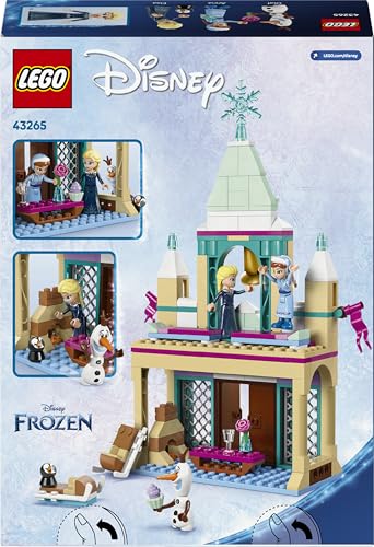 | Disney Frozen Castello di Ghiaccio di Arendelle, Giocattolo con Mini Bamboline di Anna e Elsa e le Figure di Olaf e del Pinguino, Regalo per Bambine da 5 Anni in su 43265 - Lego - Immagine 12
