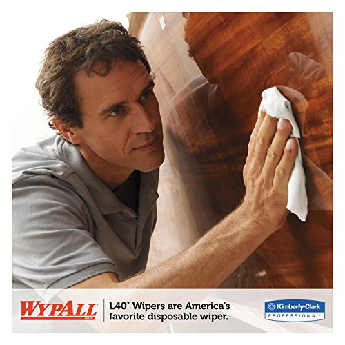 WypAll 05027 L40 Wipers, Small Roll, 10 2/5 x 11, White, 70/Roll, 24 Rolls/Carton