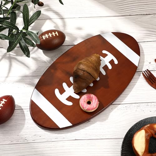 Tabla de cortar Bamboo con forma de fútbol 37.2x19.7 cm miniatura 5
