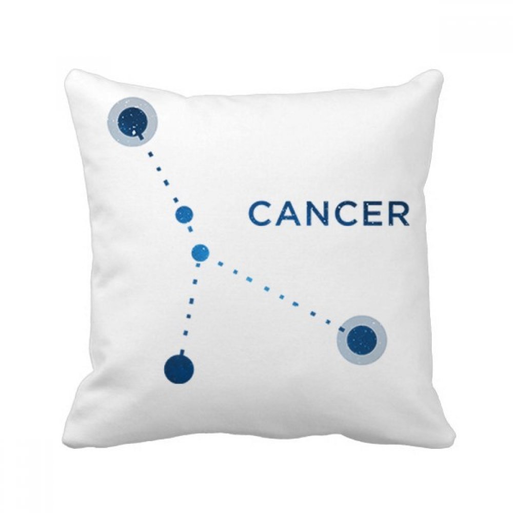 Coussin Capricorne constellation signe du zodiaque carré 40x40cm oreiller décoratif multicolore
