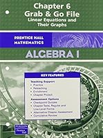 Algebra 1, Chapter 12, Grab&Go File: Rational Expressions & Equations 0131657887 Book Cover