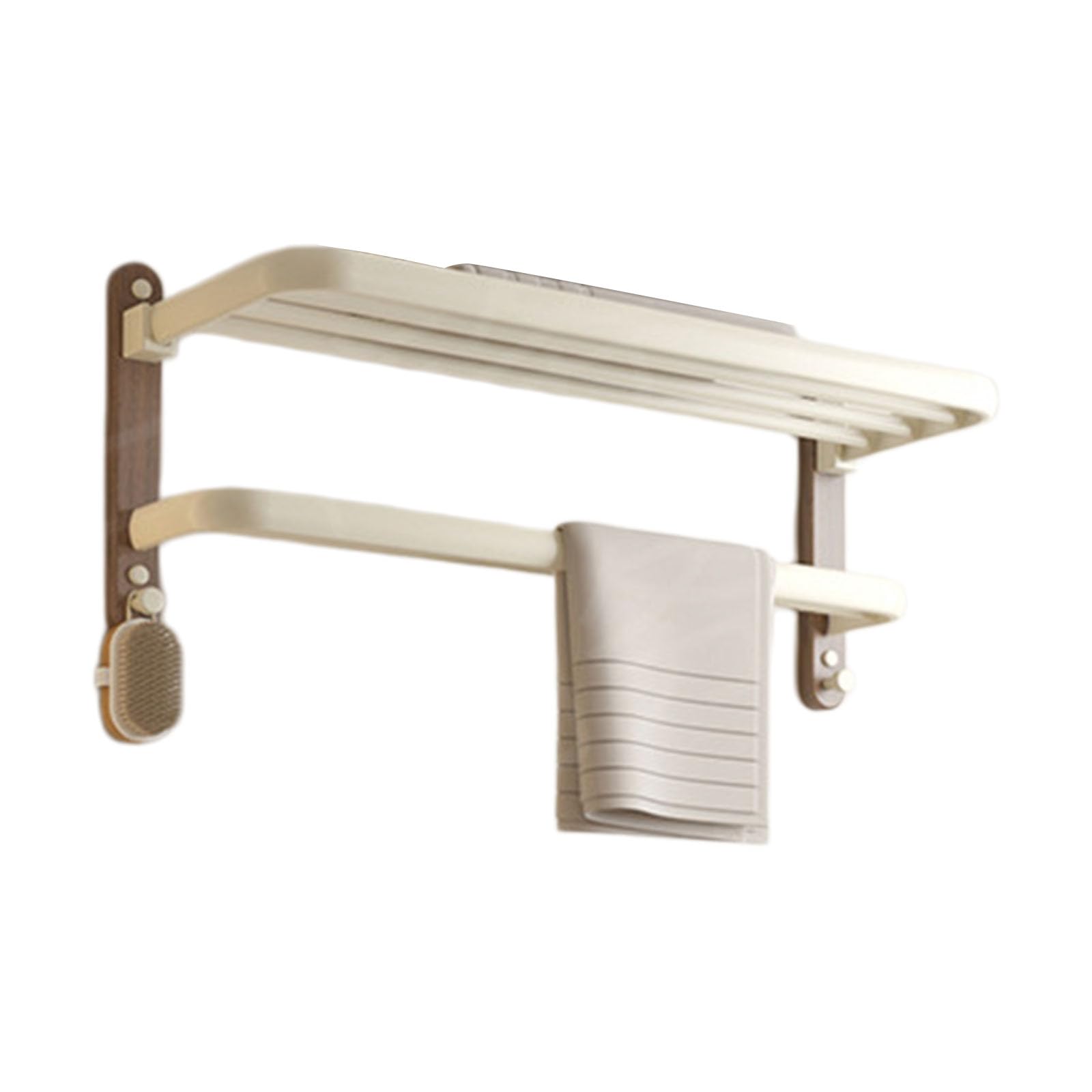 Jazuaiao D Wall Mounte Bath Towel Rack Bathroom Han Towel Rack Holder Wall Hanging Towels Ro Storage Shelf For Wet Environment Bathroom Han Holder