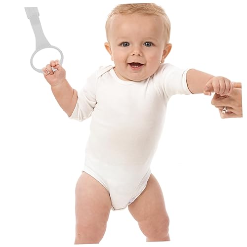 Miniatura 9 de ABOOFAN 1 par de anillos de dominadas para bebés, anillos para bebés, corralito de juego, anillos colgantes para cuna, anillos de tracción para