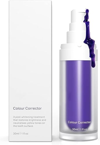 Pasta de dientes morada para blanquear los dientes, potenciador de blanqueamiento de dientes morado, blanqueamiento de pasta de dientes morada,