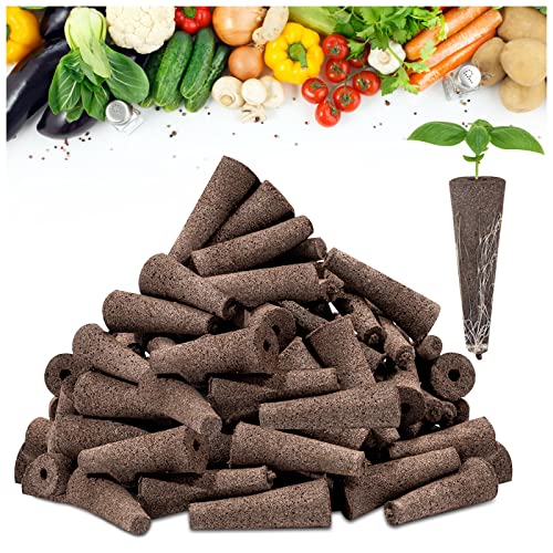 70 Pack Grow Sponges Seed Pods Replacement Sponges Seed Growth kit Bulk Grow Sponges for Indoor Garden System(Brown)