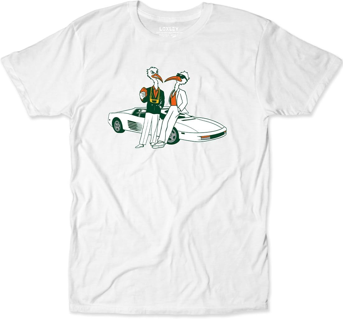 theCHIVE Miami Vice College Football Tee – Soft Unisex Tailgate Shirt