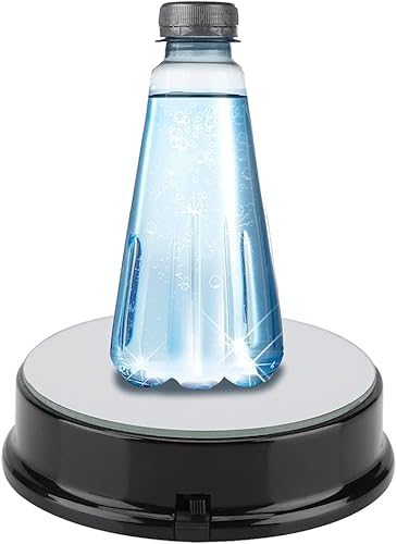 Miniatura 6 de Semme Base de exhibición LED, soporte de exhibición para cristales de vidrio, estatuilla de arte, mercancía iluminada de siete luces que cambian de