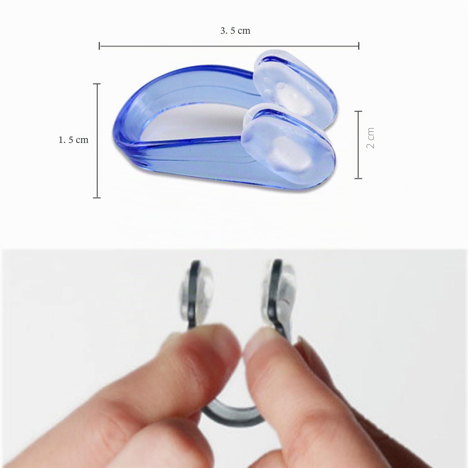 Pinzas de Nariz para Natación de Silicona Reutilizables para Adultos Niños