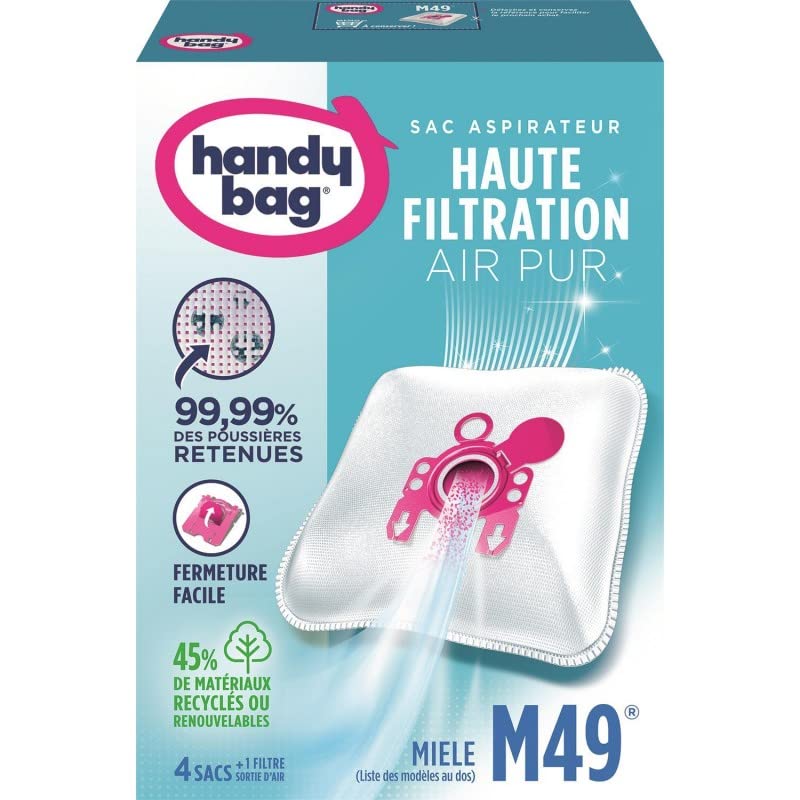 Sac Aspirateur M49 Handy Bag à haute filtration pour une aspiration constante