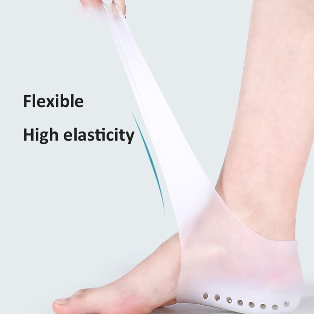 Soletta rialzante Invisibile in Silicone, Soletta Morbida per Calzini in Tinta Unita per Uomo e Donna(2.5cm)