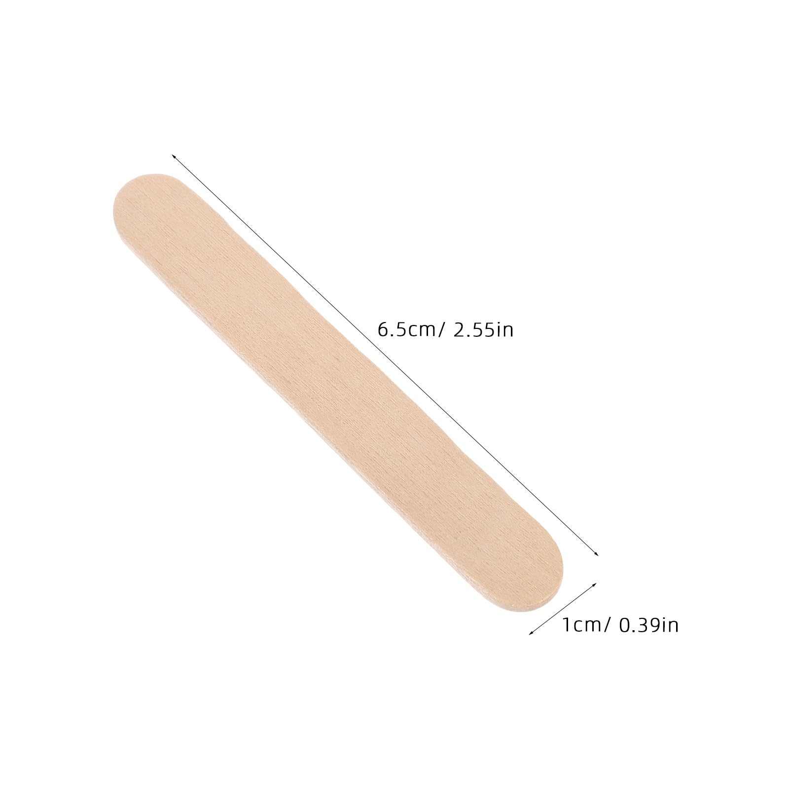 Alipis Palitos de Madera para Manualidades 1000 Unidades Palitos de Helado Naturales 65X10X2 MM Material Seguro y Lijado para Bricolaje Decoración Proyectos Escolares y Arte Infantil