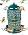Godinsky Bird Feeders for Outdoors Hanging,Large Bird Feeders for Outdoors, with Finch Cardinal Chickadee, The Best Gift for Lovers, Mothers and Seniors,7LB Large Capacity-Green