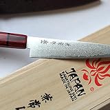 Nóż azjatycki PETTY Kanetsune Damascus "MINAMO-KAZE" series, ostrze 135 mm