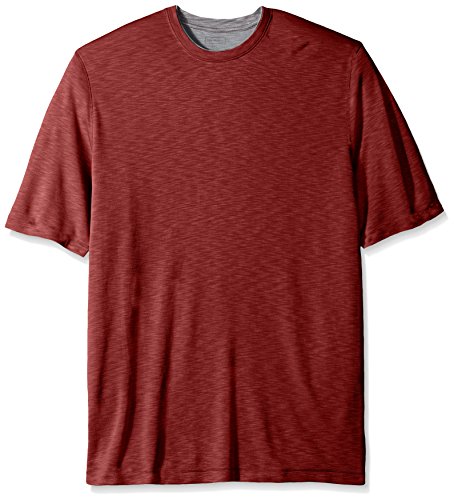 Van Heusen Men's Big and Tall Big and Tall Two Tone Short Sleeve Crew Neck Doubler Tee
