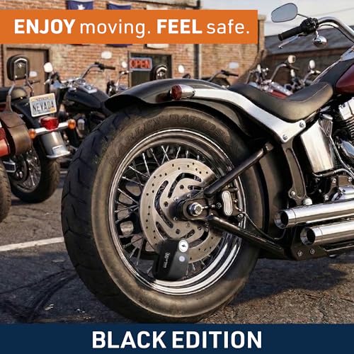 Image of URBAN UR6B Hi-Tech Motorcycle Disc Lock with Smart Alarm | Best Value | 120dB, LED, Warning, A+ Sensitivity, Truly Waterproof, Long-Life CR2 Battery, Carried Locked, Bike Anti Theft Wheel Brake Locks