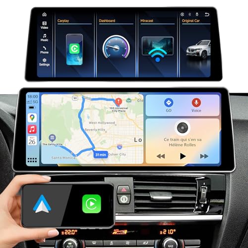 Radio con pantalla táctil QLED 12.8 pulgadas para BMW miniatura 1